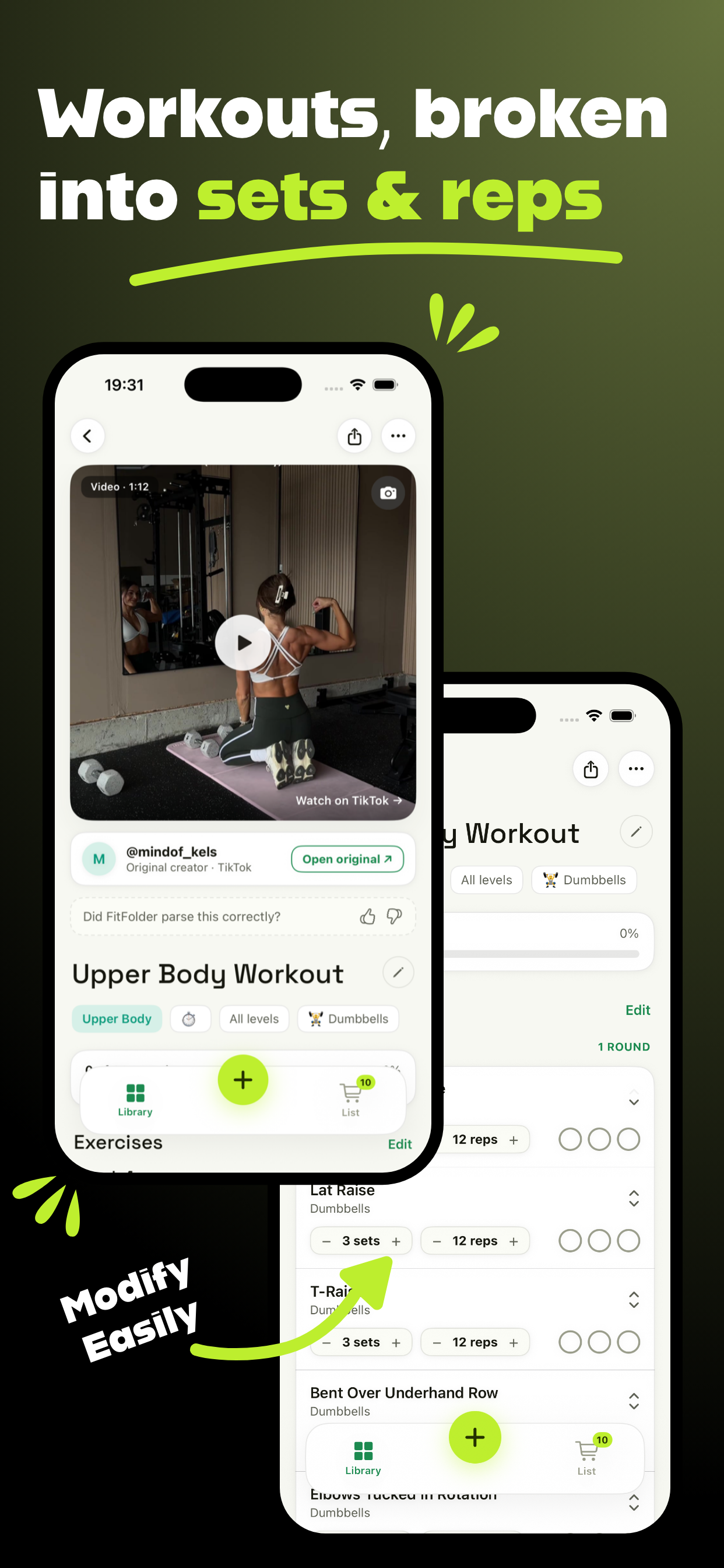 FitFolder: Recipes & Workouts screenshot 3
