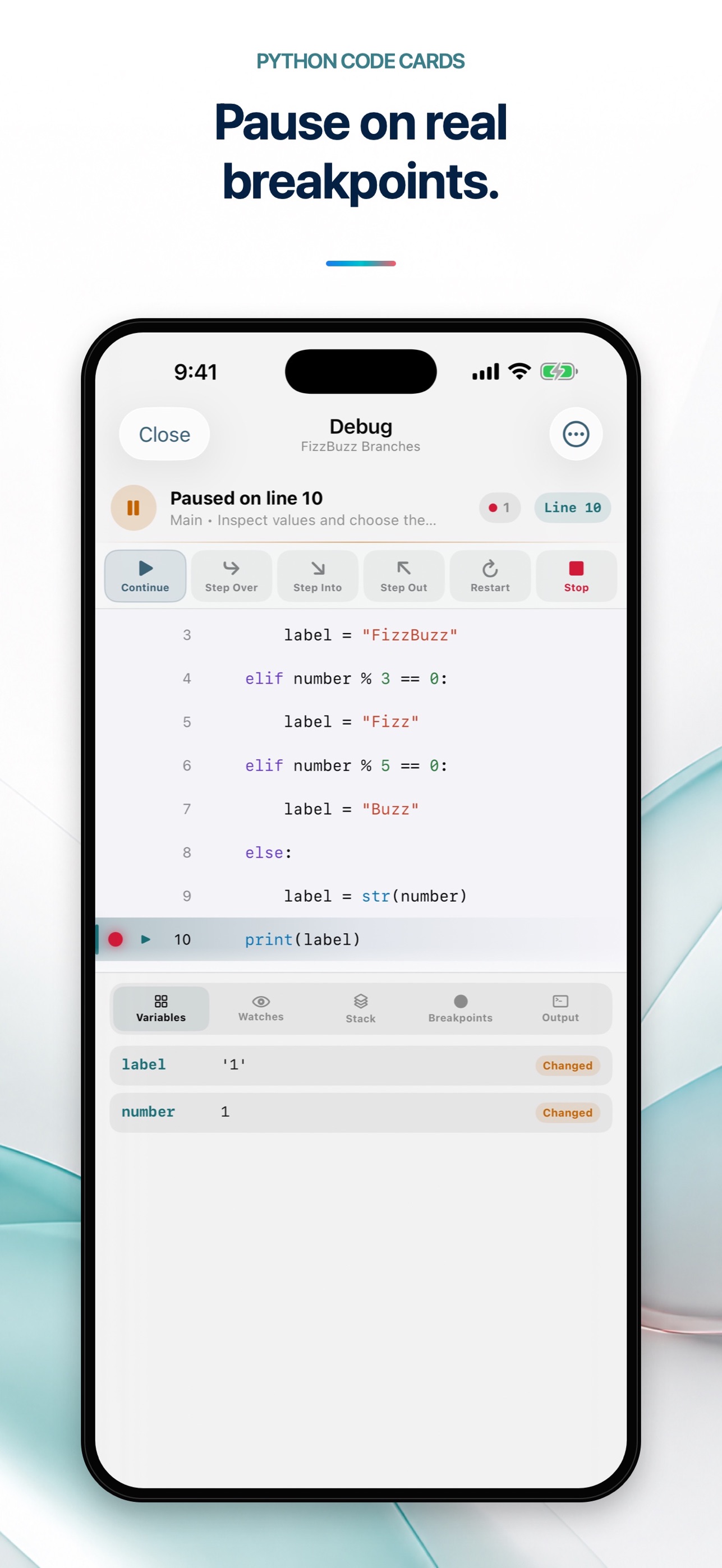 Screenshot 3 of Python Code Cards