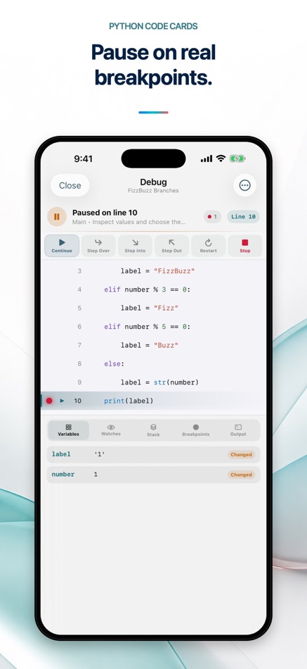 #3. Python Code Cards (iOS) By: SMART BIT K.K