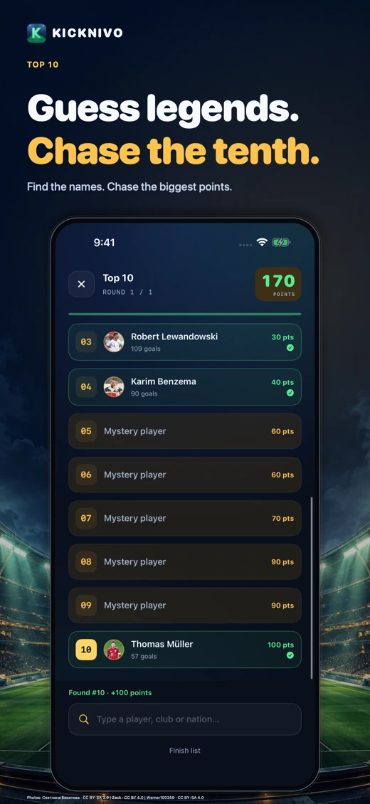 Football Quiz Games: Kicknivo screenshot 2