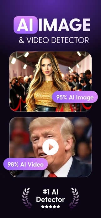 AI Image & Video Detector Screenshot 1 of 6