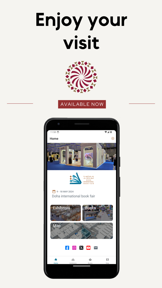 #2. Doha Book Fair Wayfinding (iOS) 由: LetzFair