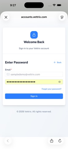 Vettrix CRM Lite screenshot