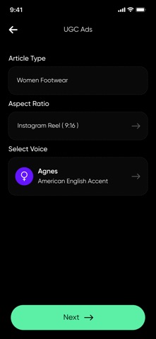 UGC Video Ads : Ai Video Ads screenshot