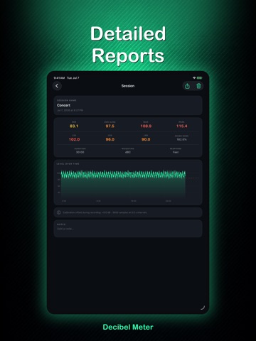 Decibel Meter: Noise dB iPad screenshot