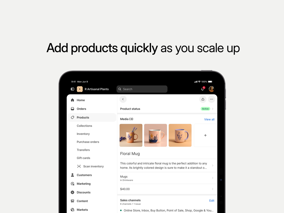 #5. Shopify: Sell online/in person (iOS) Door: Shopify Inc.