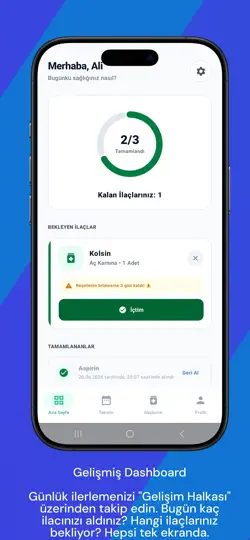 Screenshot von İlaç Hatırlatıcı - Doz Takip auf dem iPhone 2