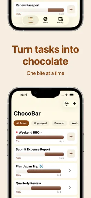 ChocoBar: Task & Habit Tracker screenshot 1