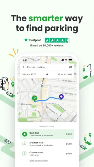 JustPark Parking screenshot 1
