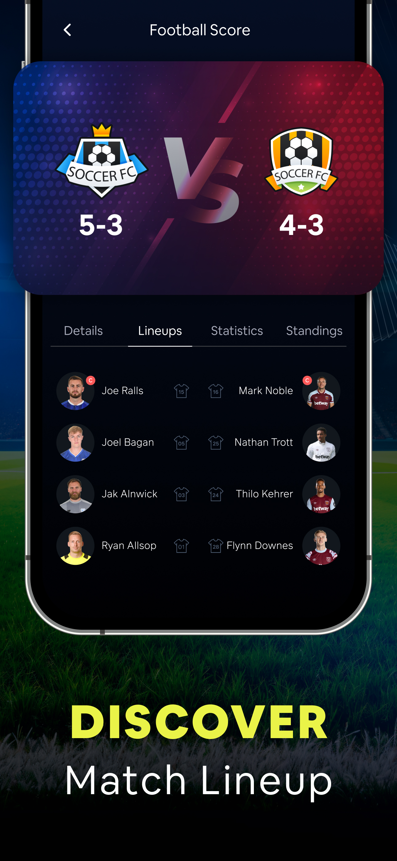 Live Football TV : HD TV Score screenshot 3