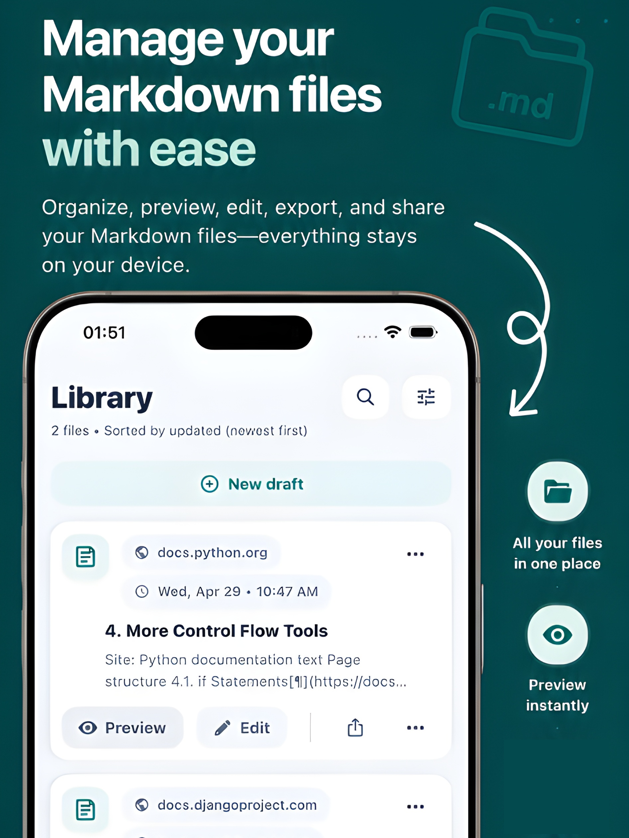 Markdown Editor -