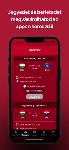 MLSZ Szurkolói Klub screenshot