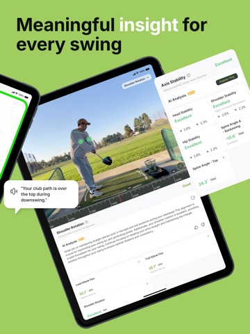 Swing Tune-Up Golf AI Analyzer ipad screenshot 4