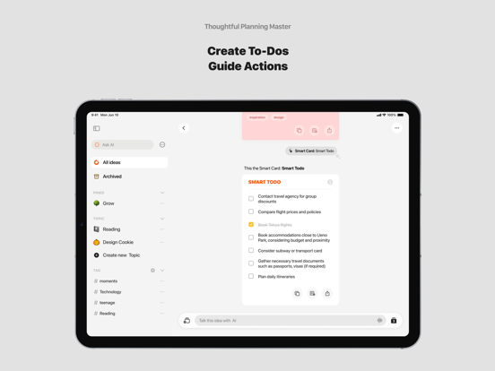 ideaShell: Compañero IA iPad screenshot 6