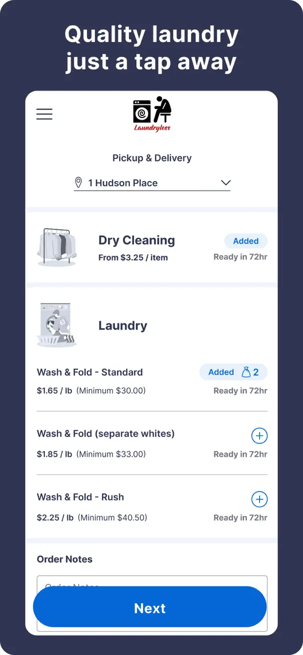 Screenshot #1 pour Laundryless