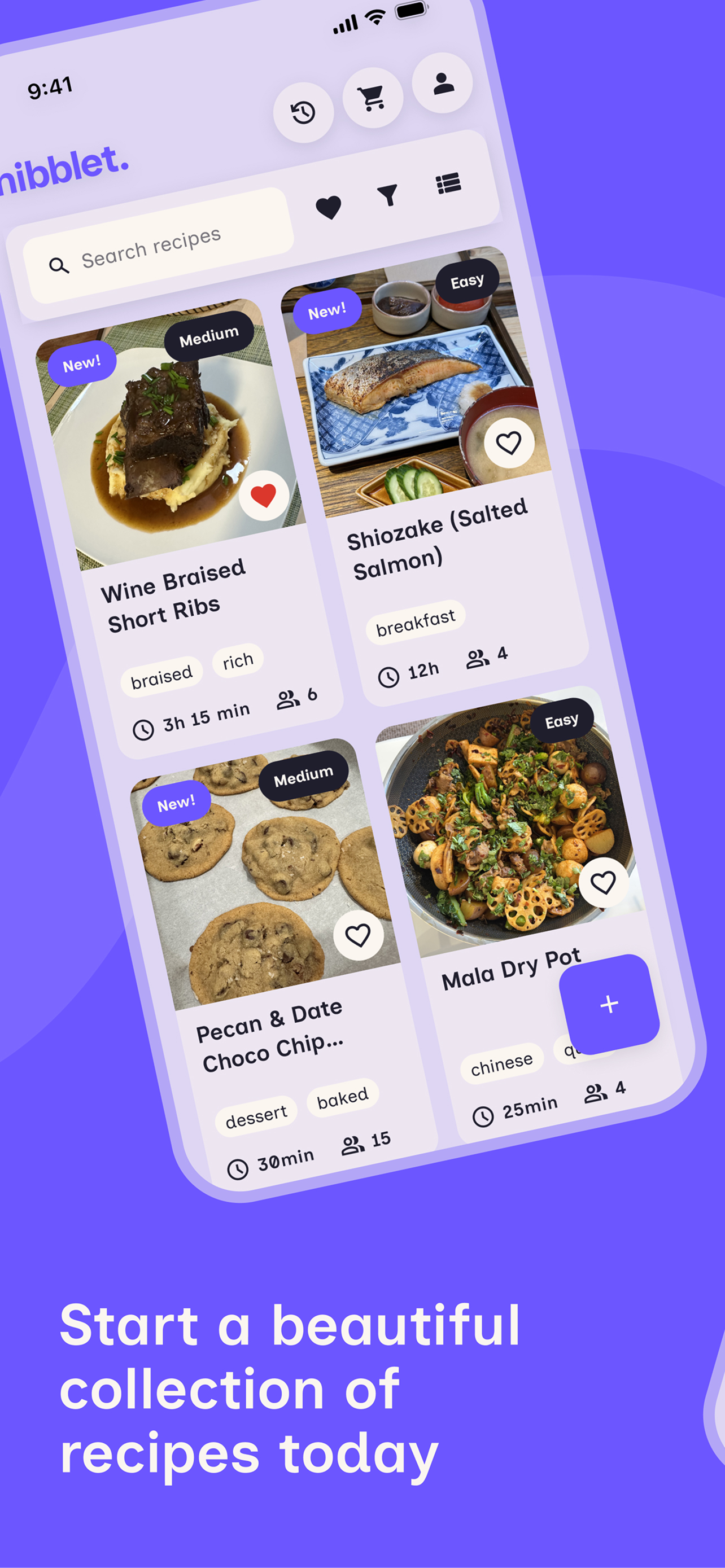 Nibblet - Recipe Saver screenshot 3