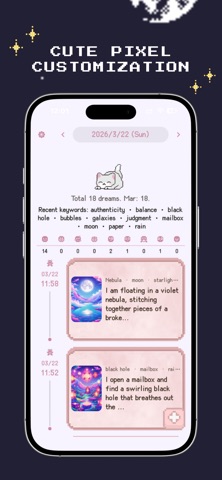 PurrDream AI Journal iPhone screenshot