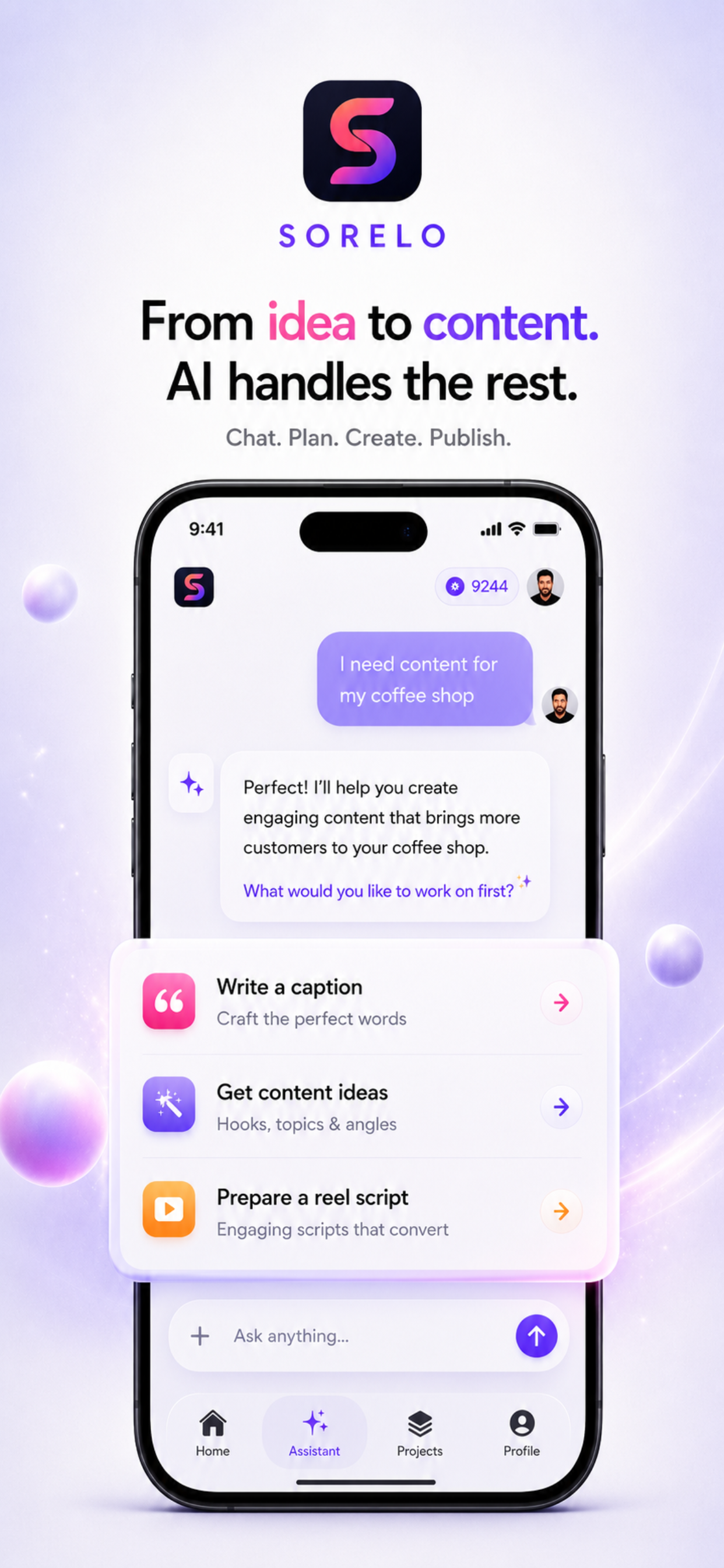 Sorelo: Captions & Design screenshot 2