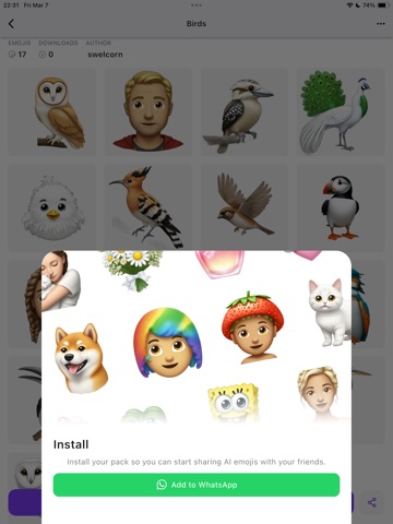 AI Emoji Maker - Merge Emoji iPad screenshot