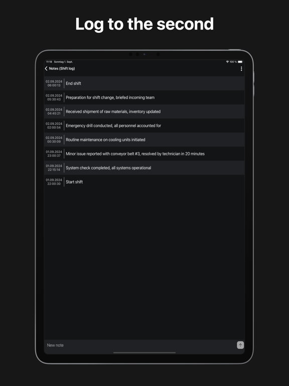 Screenshot #5 pour Lognote