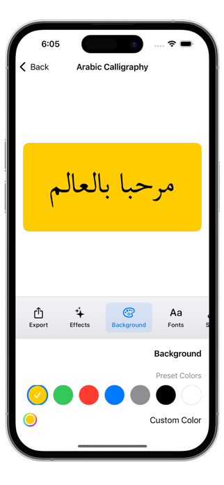 Arabic Calligraphy Generator Screenshot 3 of 5
