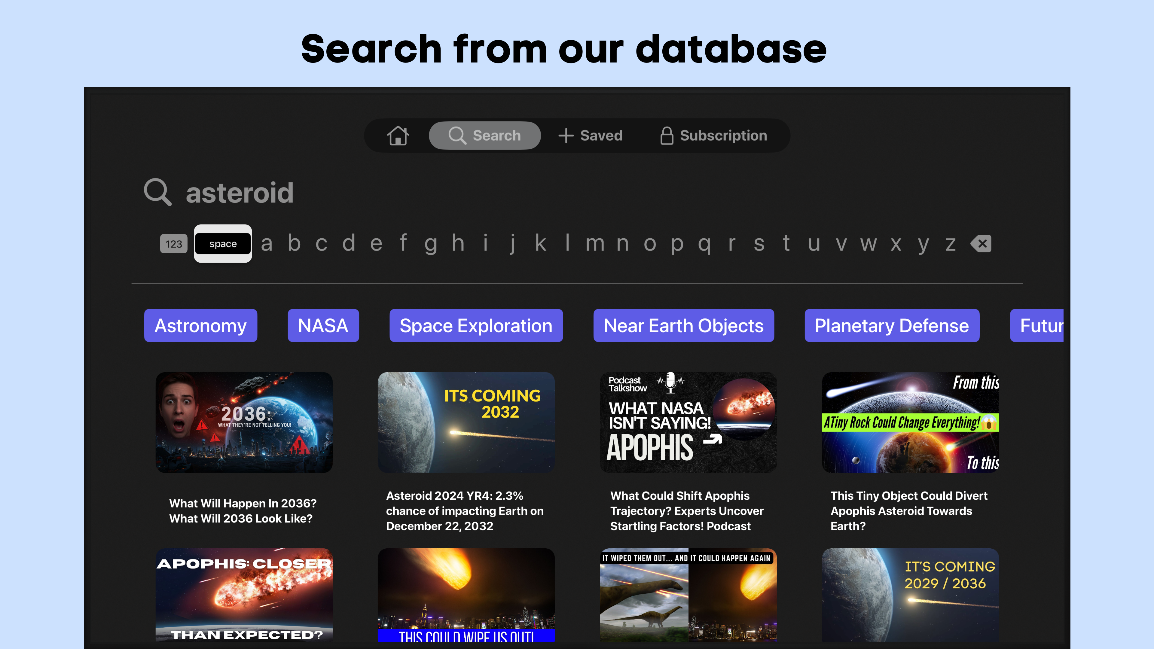 SciQuest: Science Videos
