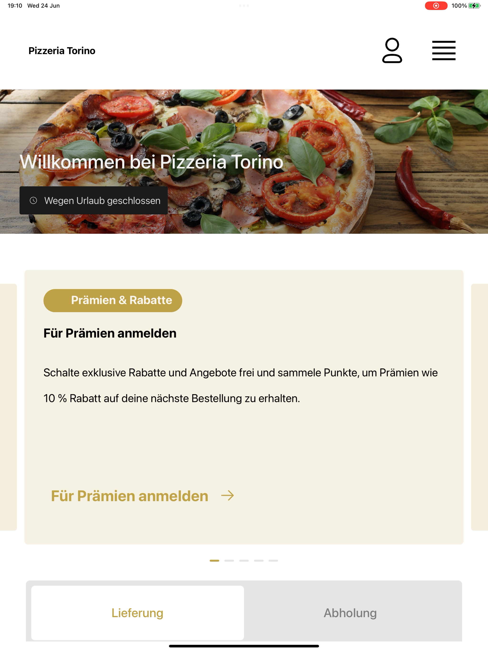 Pizzeria Torino Baden screenshot 10