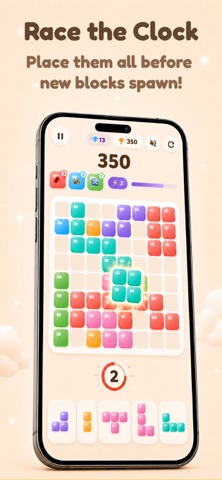 Combo Block Rush iPhone screenshot