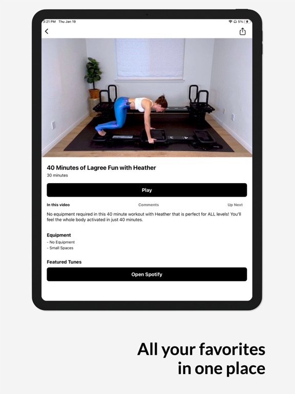 LAH - Lagreeing At Home iPad screenshot 4 - Health & Fitness app