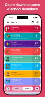 Exam Countdown - School & Uni screenshot 1