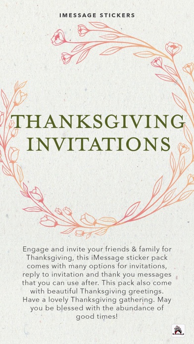 Screenshot #1 pour Thanksgiving Invitations