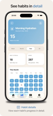 Habitios – Habit Tracker iPhone screenshot