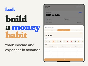 ksak: Income & Expense Tracker iPad screenshot