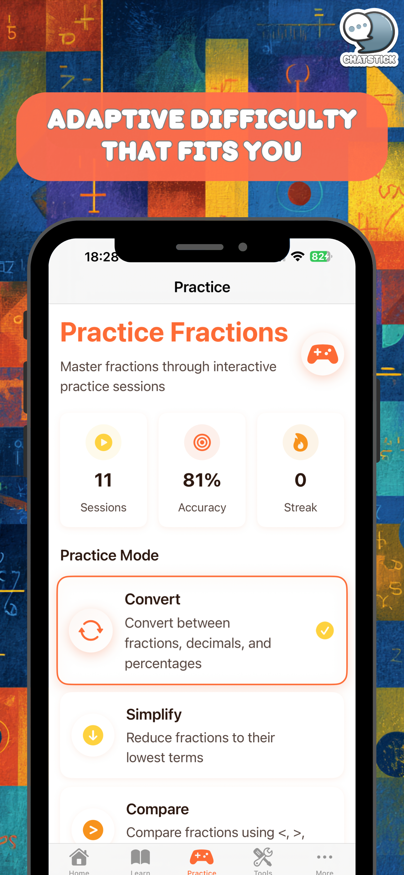 Math Fractions Trainer by CS