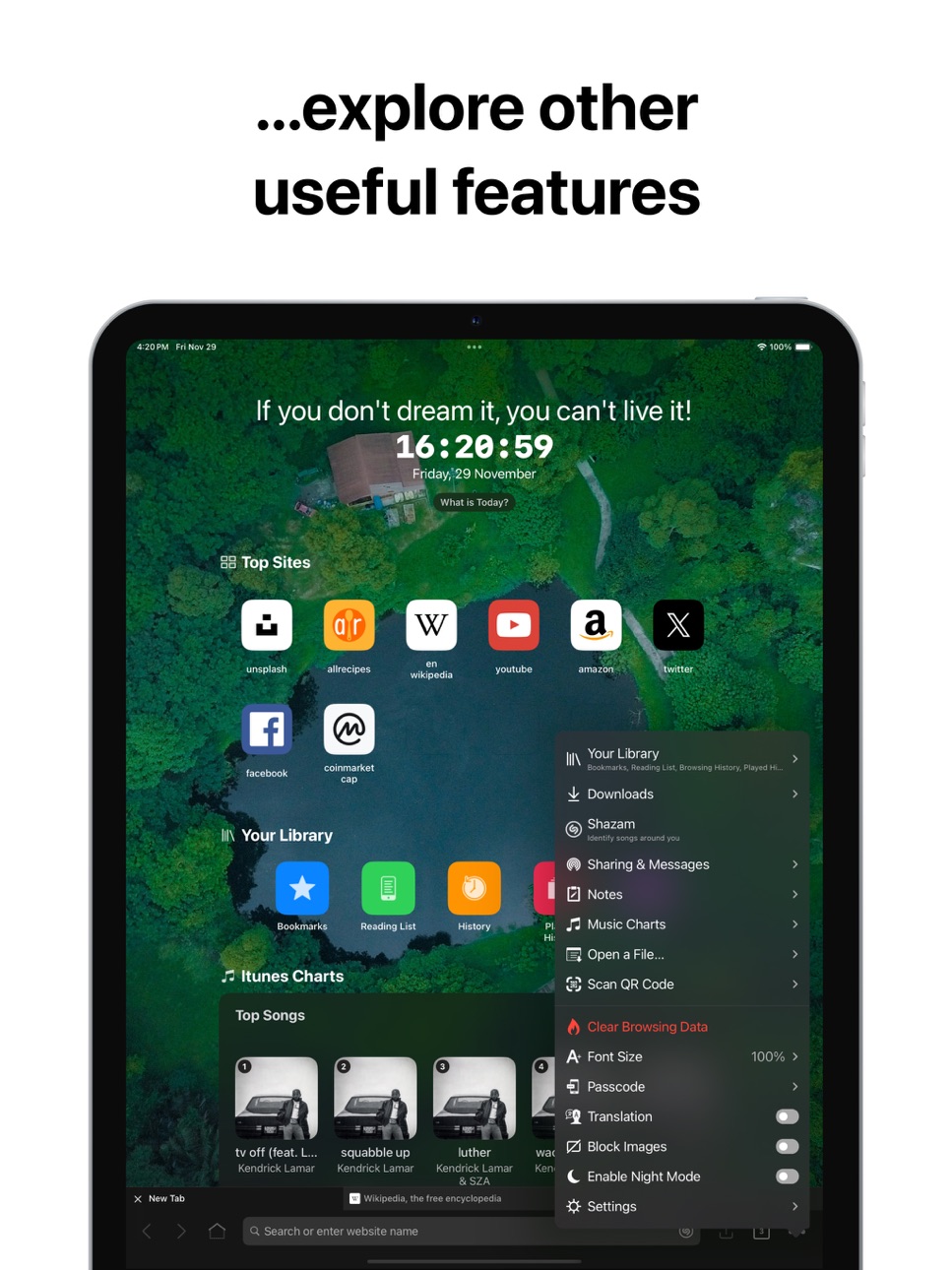 iPad screenshot