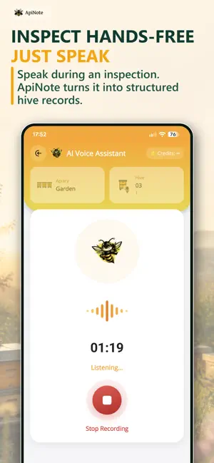 ApiNote: Beekeeping Hive Log screenshot 1