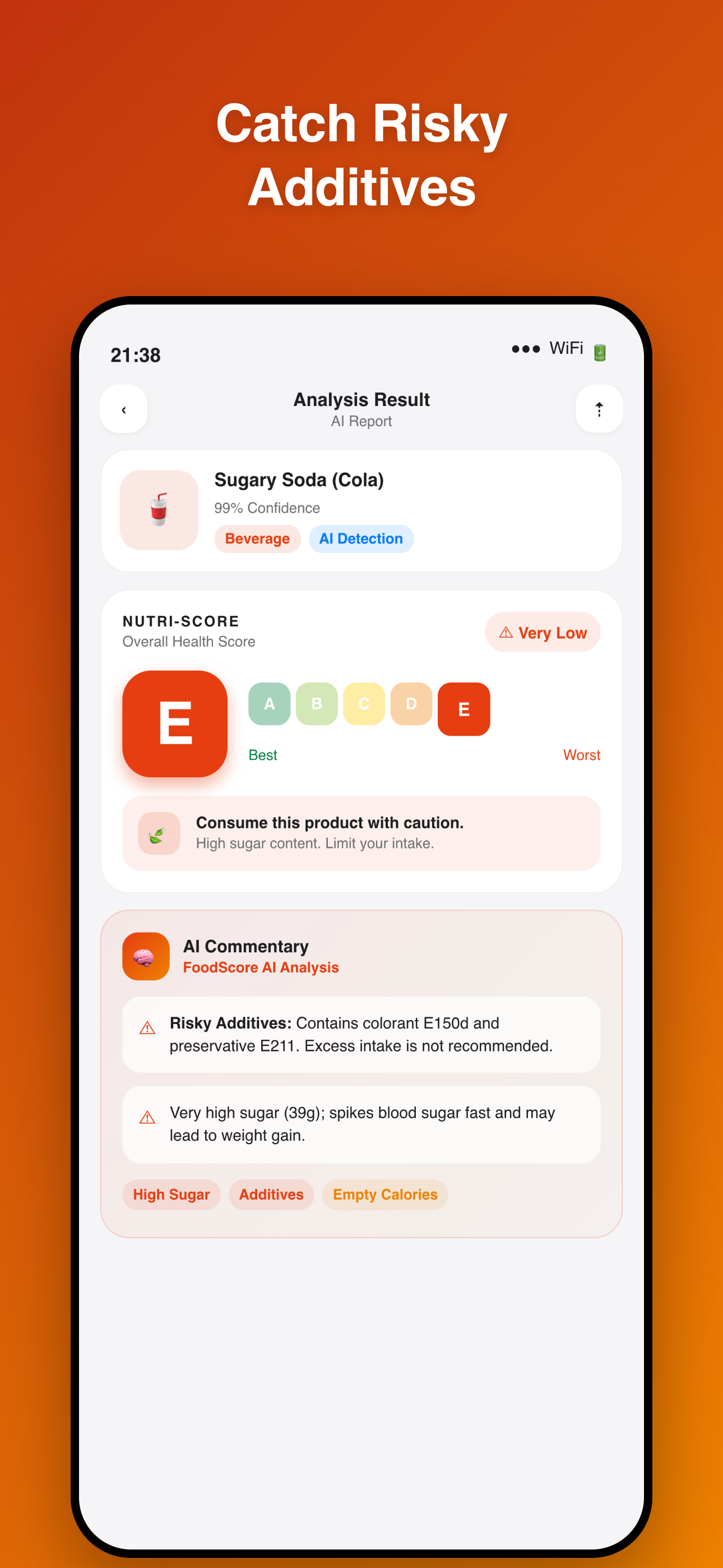 FoodScoreAI: Food Scanner screenshot 5