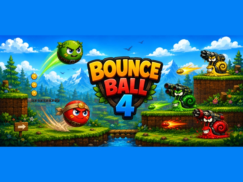 Bounce Ball 4 - Red Ball Hero screenshot 12