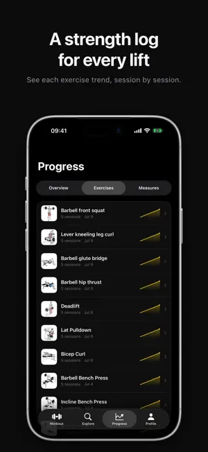 Lift: Gym Workout Tracker Log screenshot 4