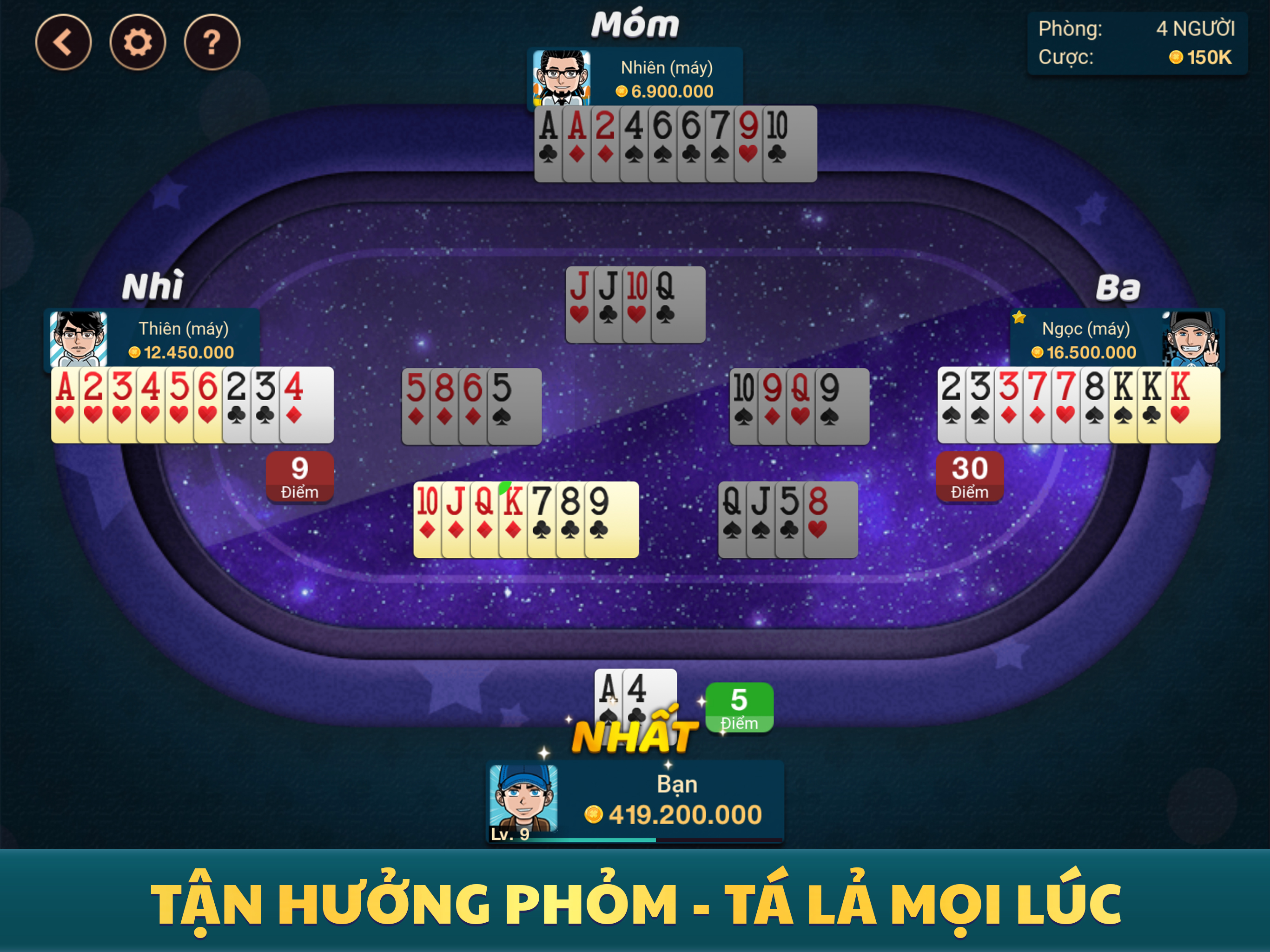 Phỏm - Tá Lả Offline