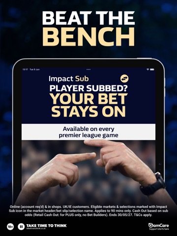 William Hill Sports Betting iPad screenshot 3