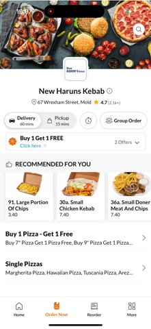 New Haruns Kebab Wrexham screenshot
