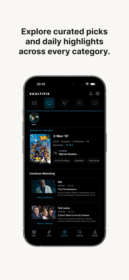 Vaultifie: Movie/TV/Game/Book screenshot 5