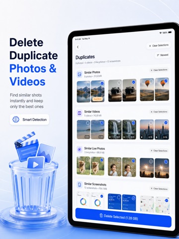 CleanApp - Storage Cleaner iPad screenshot