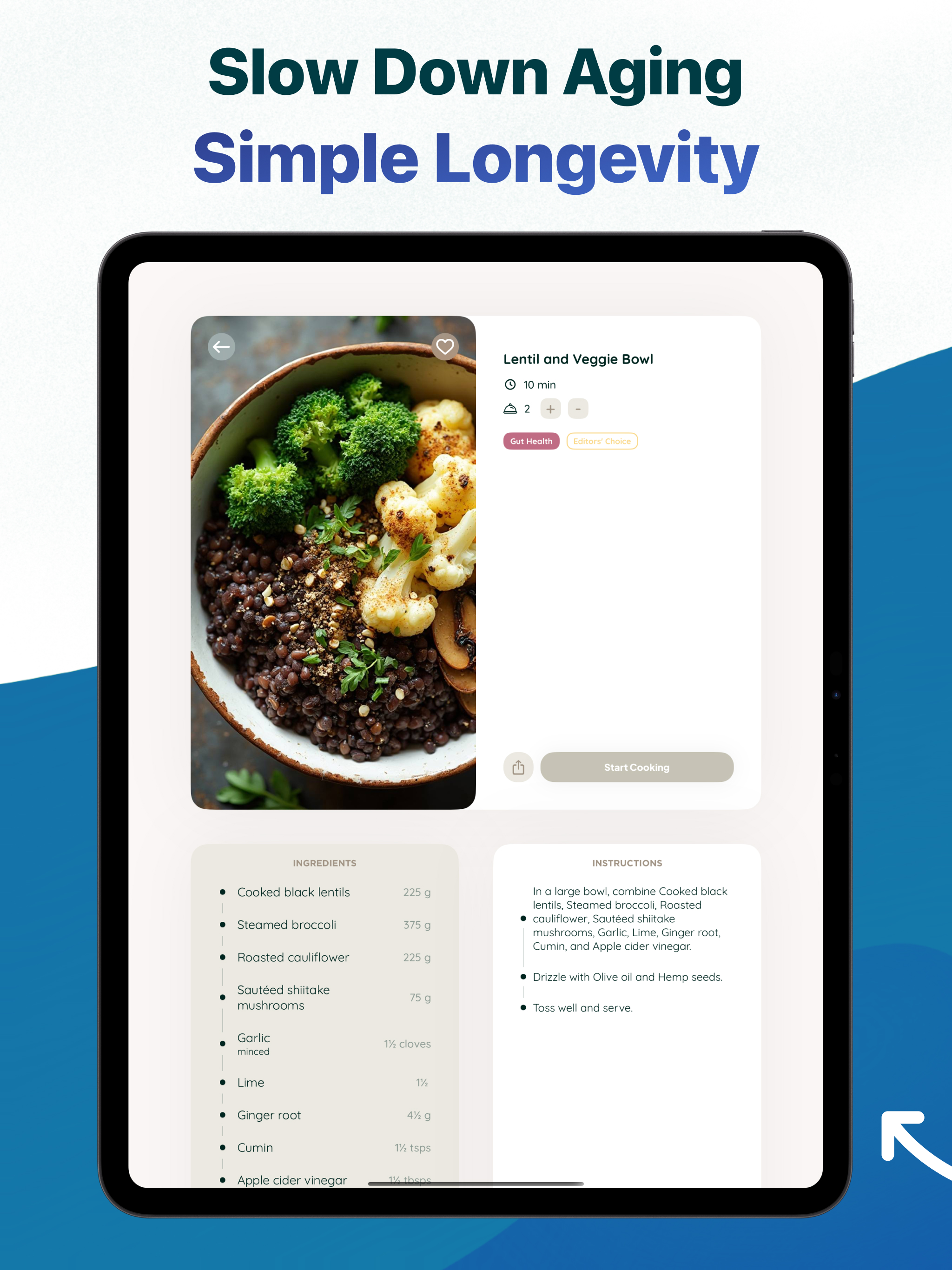 Longevity Guide & Recipes screenshot 4