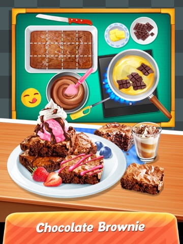 Ice Cream Chocolate Brownie iPad screenshot