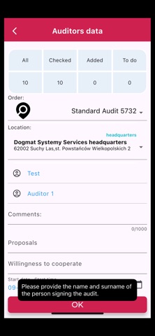 Smart Audyt screenshot