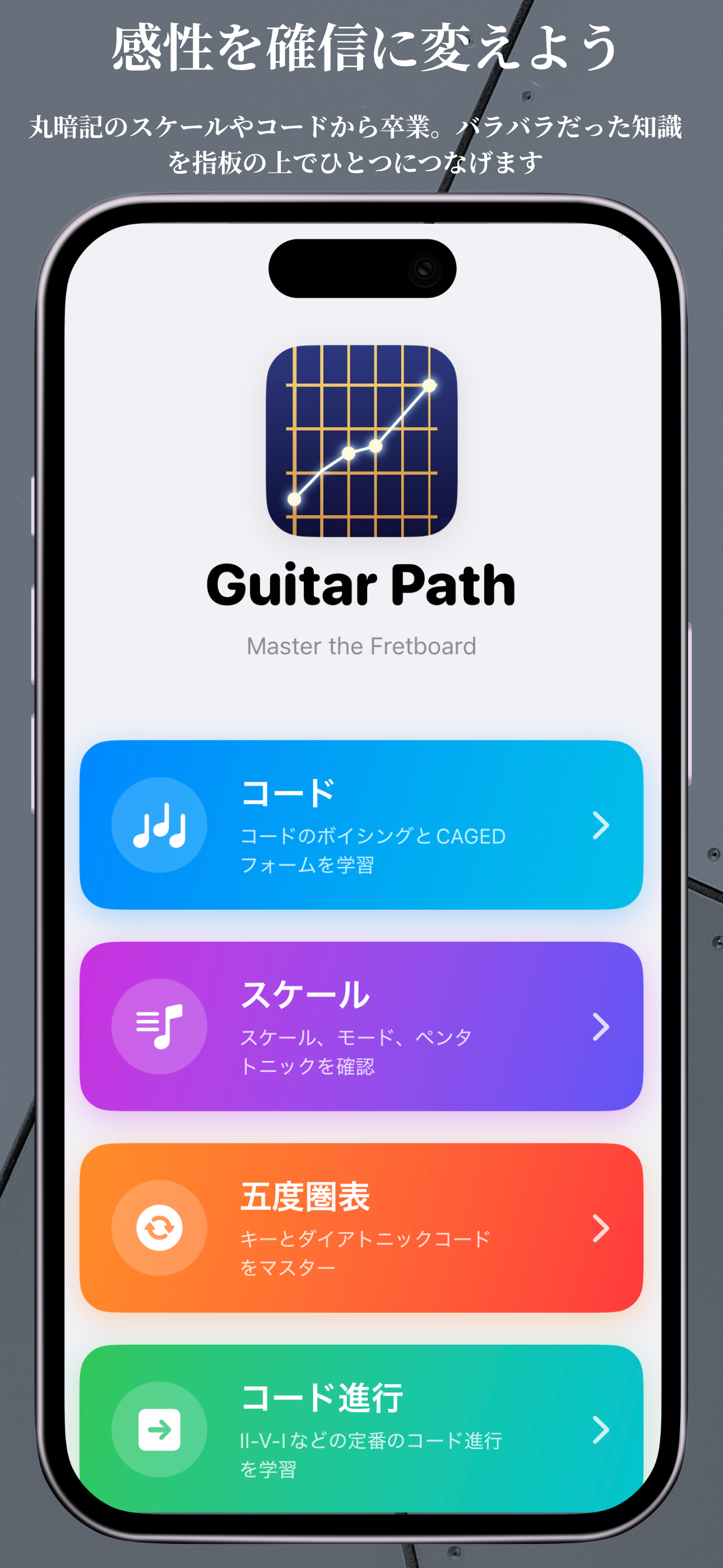 GuitarPath - 度数・コード理論から作譜まで