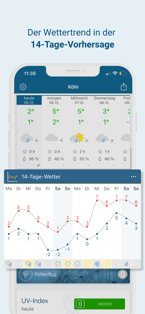 ‎WetterOnline mit RegenRadar Screenshot