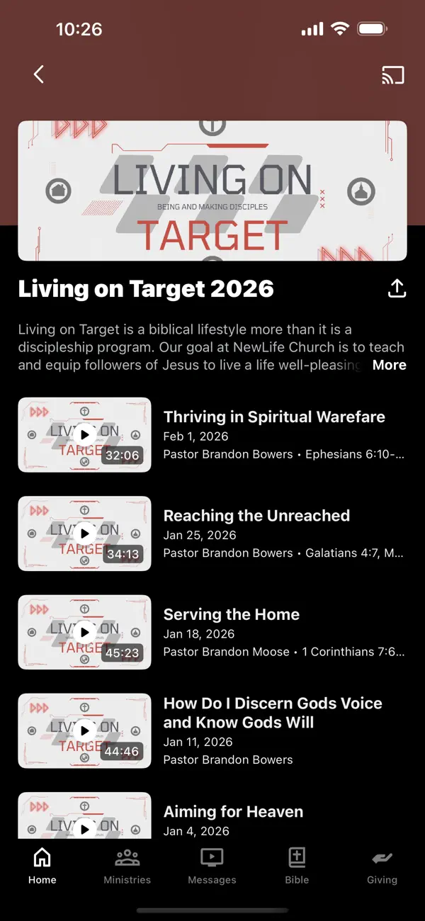 Screenshot #1 pour NewLife Church - Locust